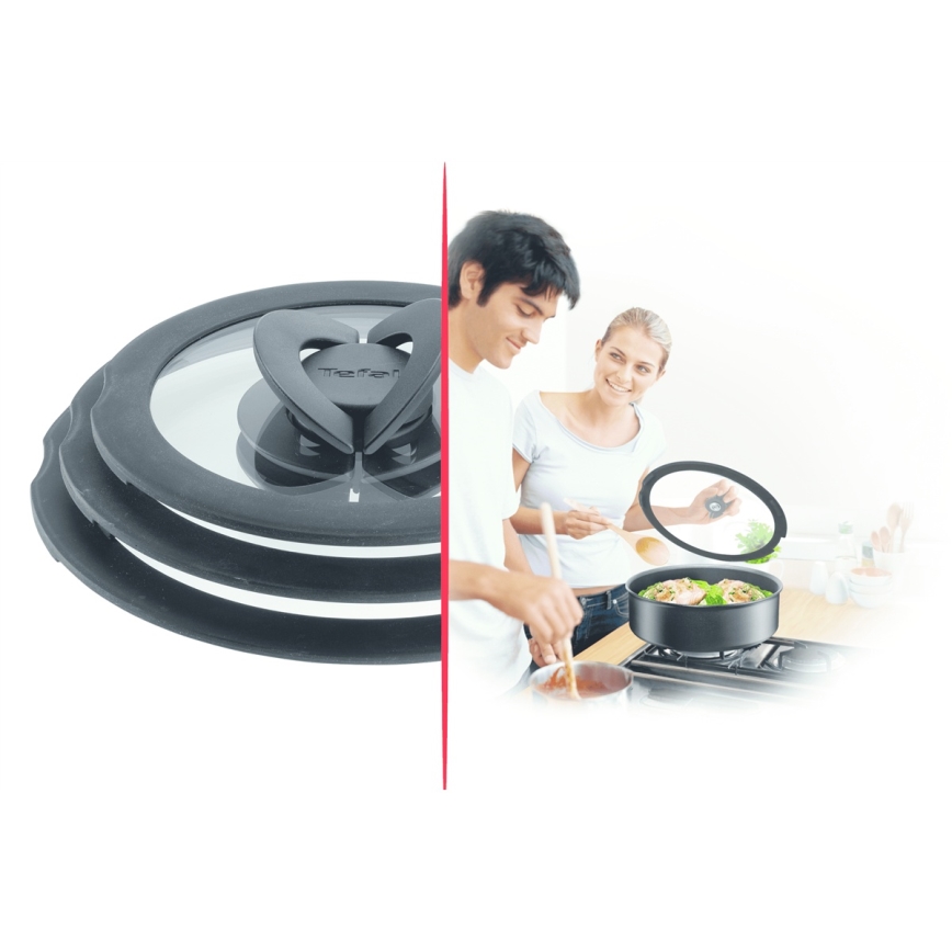 Tefal - Set van 3 glazen deksels INGENIO