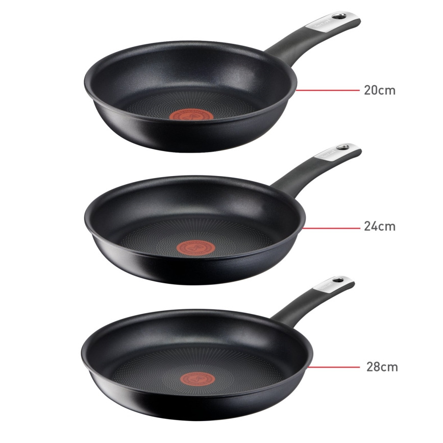 Tefal - Set van 3 pannen PERFECT TOUCH