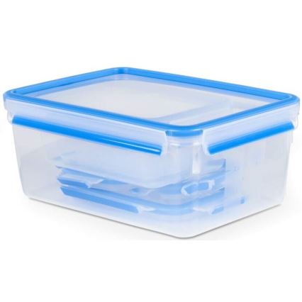 Tefal - Set van 5 bewaardozen MASTER SEAL FRESH, blauw
