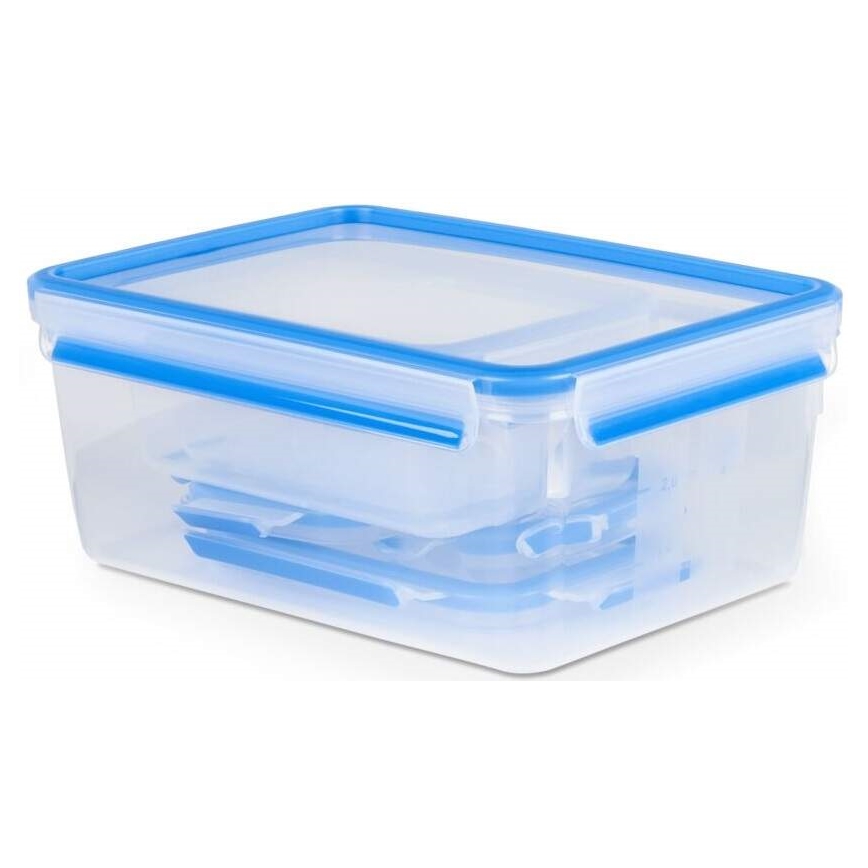 Tefal - Set van 5 bewaardozen MASTER SEAL FRESH, blauw
