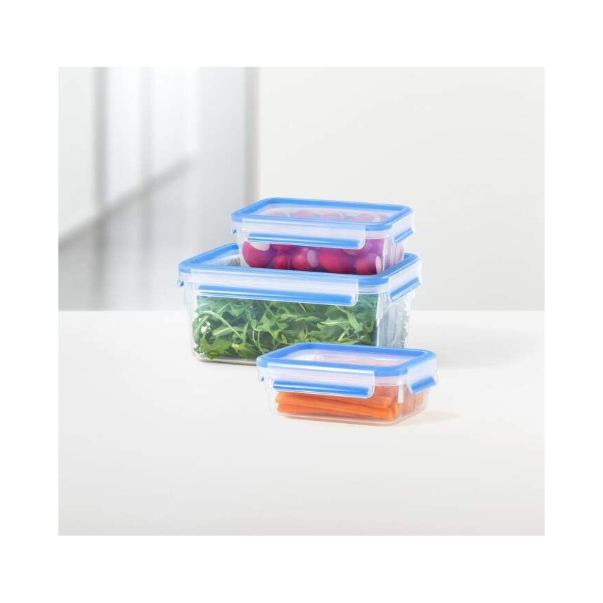 Tefal - Set van 5 bewaardozen MASTER SEAL FRESH, blauw
