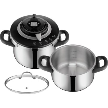 Tefal - Set van snelkookpannen 4,5/6 l CLIPSO CHEF