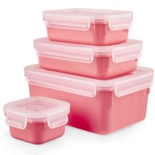 Tefal - Set voedselcontainers 4 st. MSEAL COLOR roze