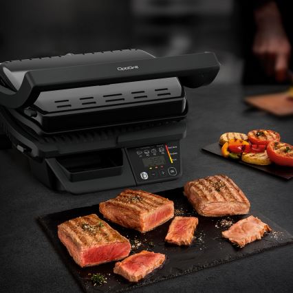 Tefal - Slimme elektrische grill Tefal OPTIGRILL 2000W/230V