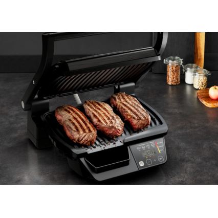 Tefal - Slimme elektrische grill Tefal OPTIGRILL 2000W/230V