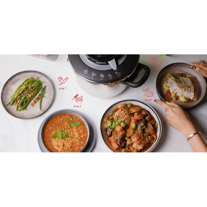 Tefal - Snelkookpan 6 l CLIPSO+ CHEF roestvrij