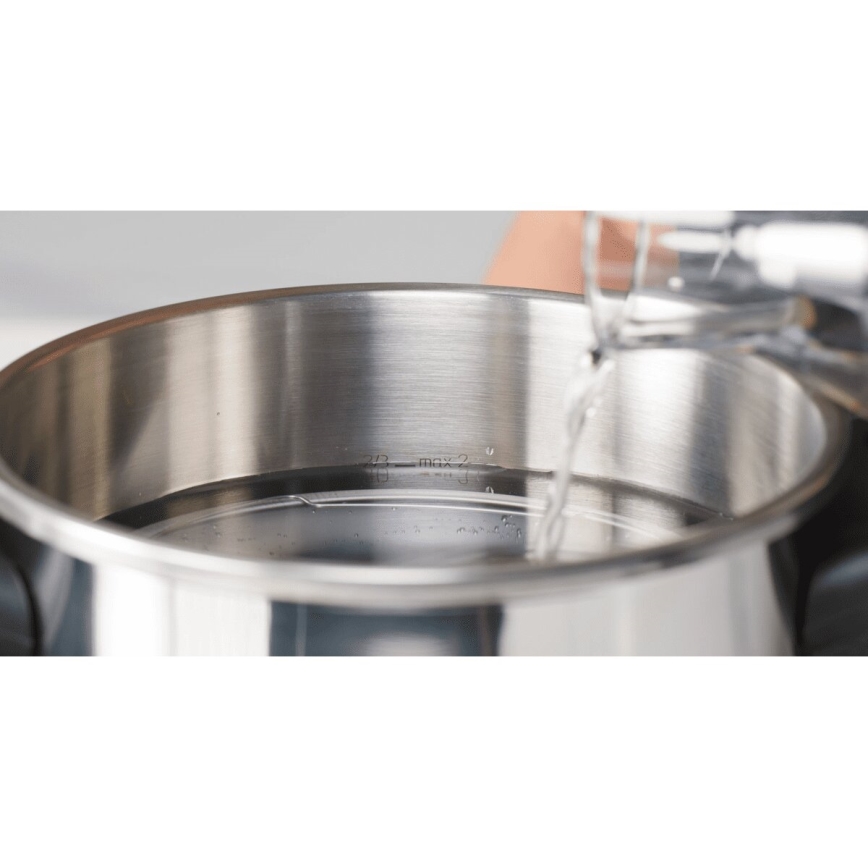 Tefal - Snelkookpan 6 l CLIPSO+ CHEF roestvrij
