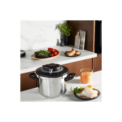 Tefal - Snelkookpan 6 l CLIPSO+ CHEF roestvrij
