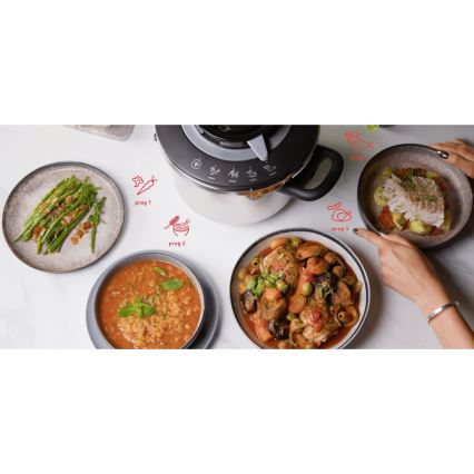 Tefal - Snelkookpan 6 l CLIPSO+ CHEF roestvrij staal