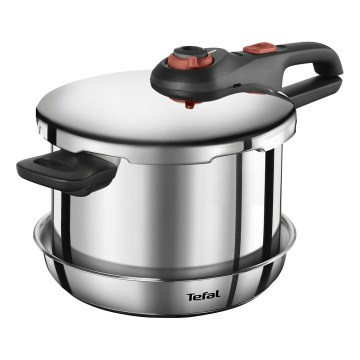 Tefal - Snelkookpan 6 l SECURE TRENDY + 5-delige set INGENIO EMOTION