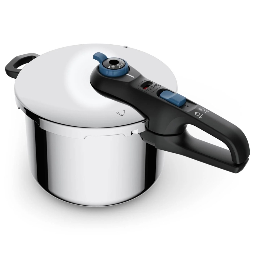Tefal - Snelkookpan 6 l SECURE TRENDY roestvrij