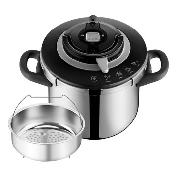 Tefal - Snelkookpan 8 l CLIPSO+ CHEF roestvrij staal