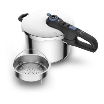 Tefal - Snelkookpan 8 l SECURE TRENDY roestvrij