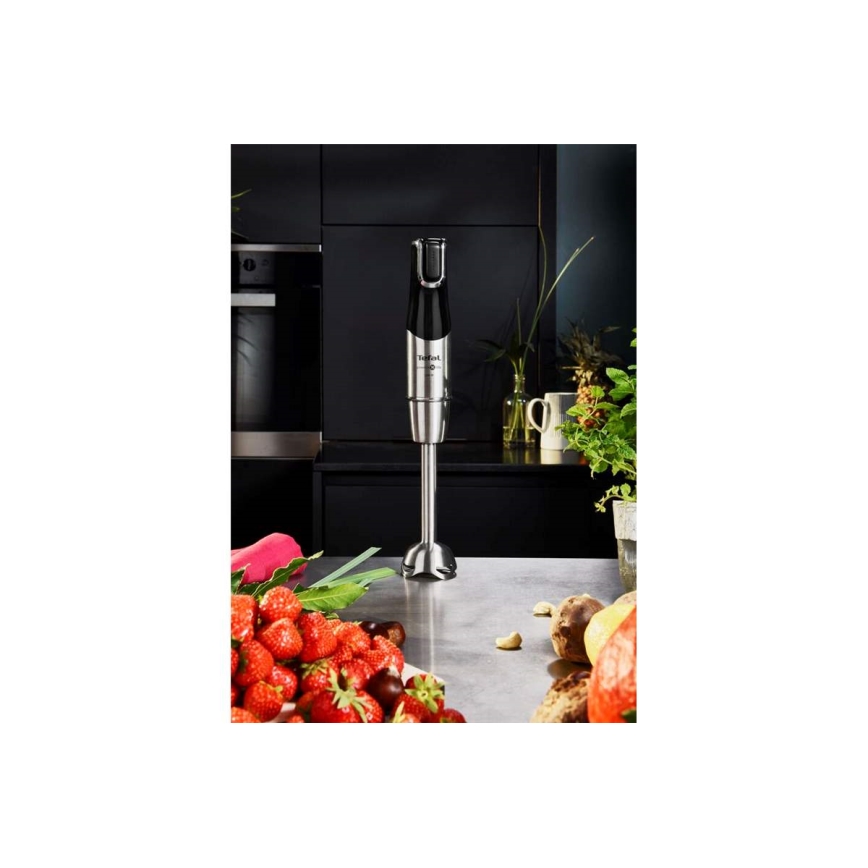 Tefal - Staafmixer INFINY FORCE PRO 5in1 1200W/230V zwart/roestvrij