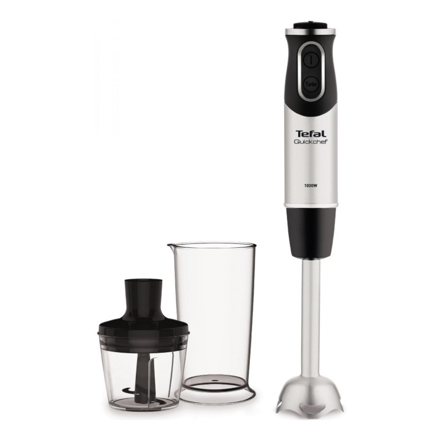 Tefal - Staafmixer QUICKCHEF 2in1 1000W/230V mat chroom/zwart
