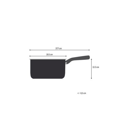Tefal - Steelpan met deksel EXTREME 18 cm