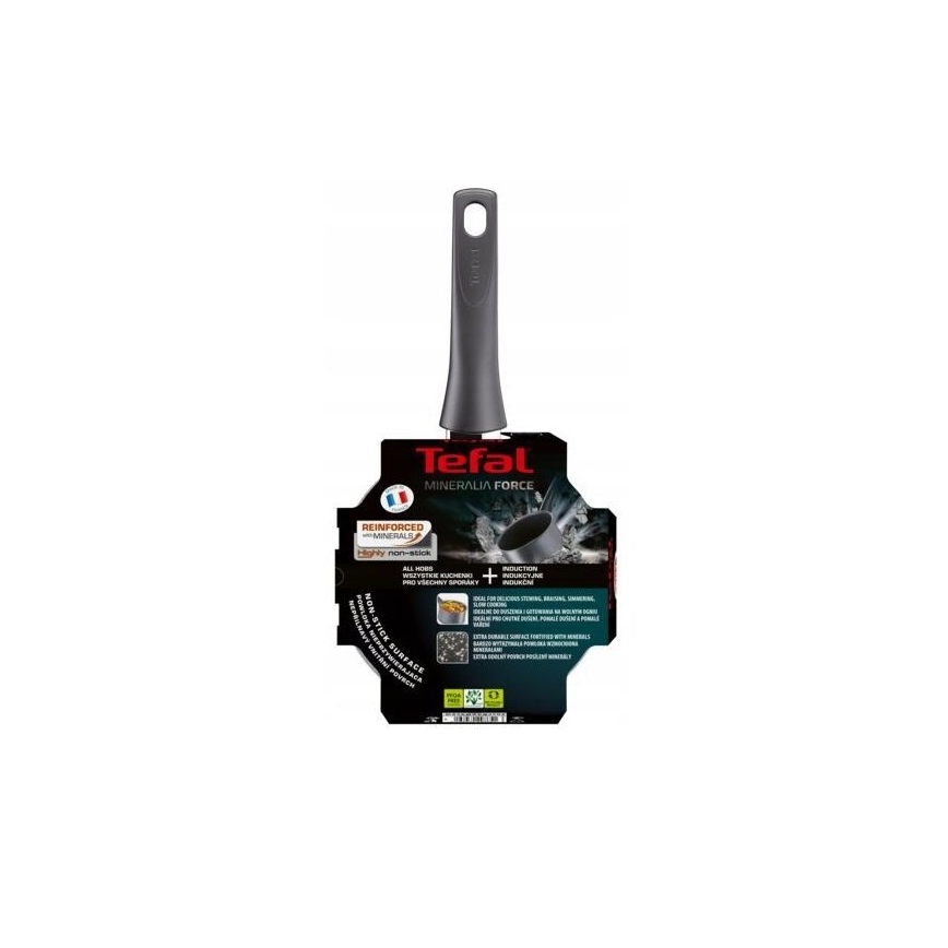 Tefal - Steelpan met deksel MINERALIA 18 cm