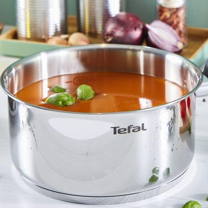 Tefal - Steelpan met deksel RECYCLE 16 cm