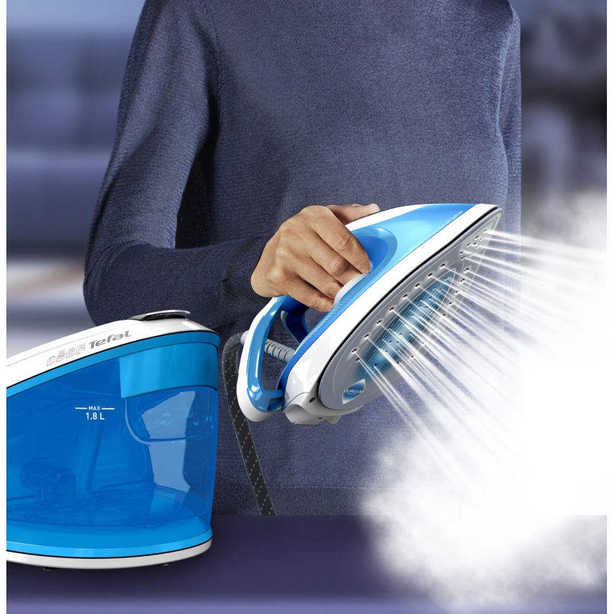 Tefal - Stoomgenerator EXPRESS AIRGLIDE 2800W/230V blauw
