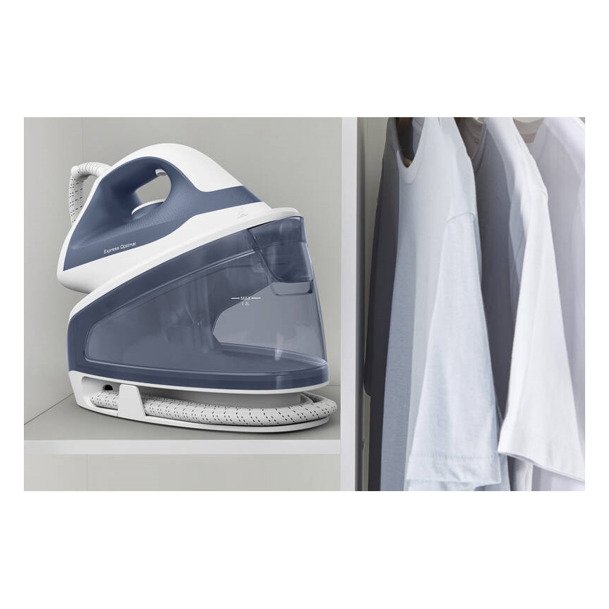 Tefal - Stoomgenerator EXPRESS OPTIMAL 2200W/230V blauw