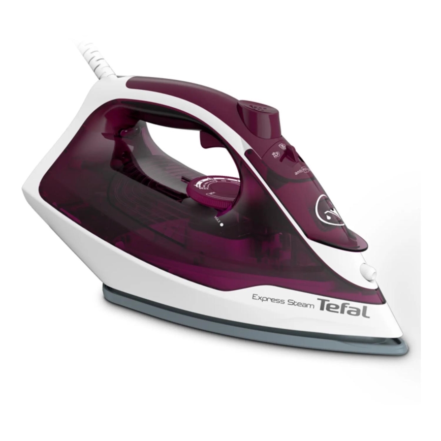 Tefal - Stoomstrijkijzer EXPRESS STEAM 2400W/230V bordeaux