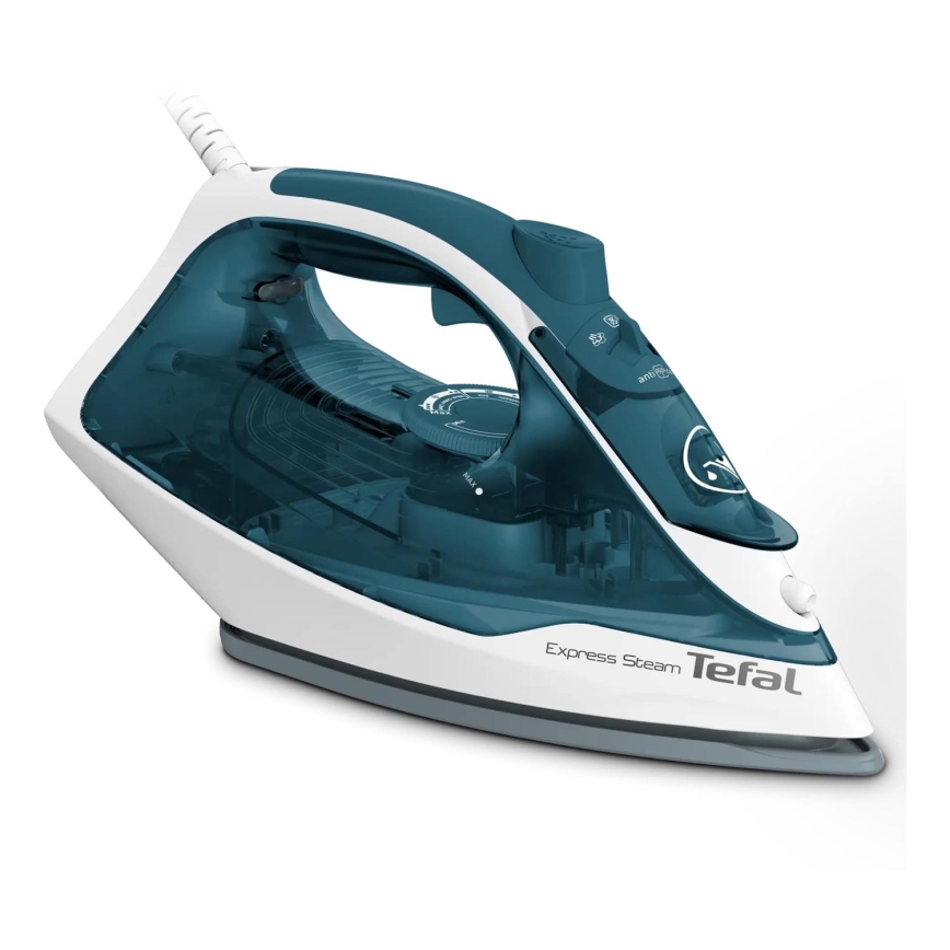 Tefal - Stoomstrijkijzer EXPRESS STEAM 2400W/230V turquoise