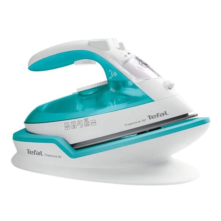 Tefal - Stoomstrijkijzer FREEMOVE AIR 2400W/230V wit/turquoise