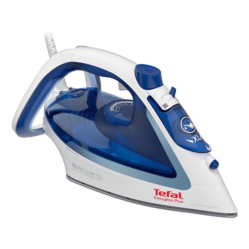 Tefal - Stoomstrijkijzer STEAM IRONS EASYGLISS 2500W/230V wit/blauw