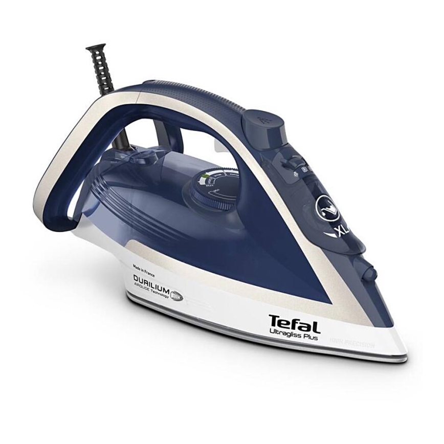 Tefal - Stoomstrijkijzer ULTRAGLISS PLUS 2800W/230V blauw