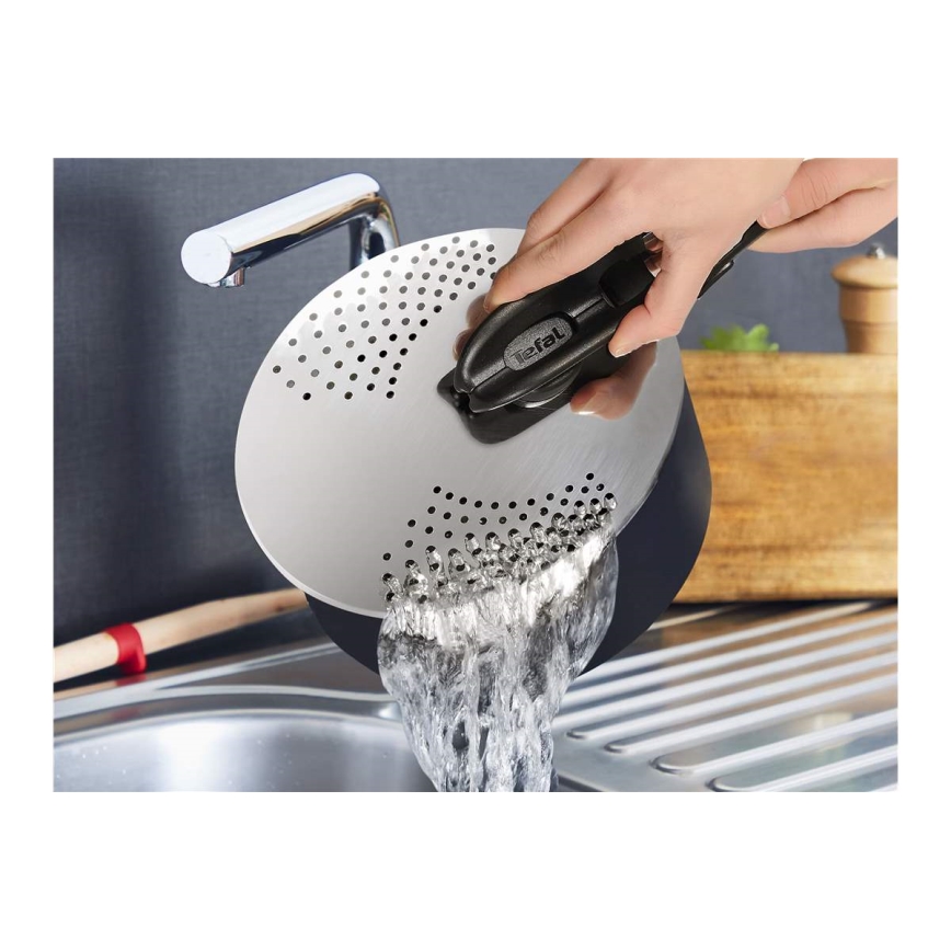 Tefal - Strainer lid INGENIO roestvrij