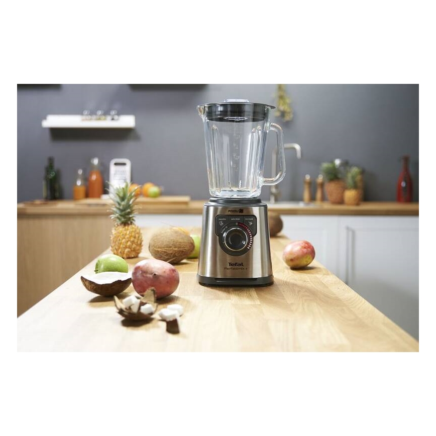 Tefal - Tafelblender 2 l PERFECTMIX+ 1200W/230V mat chroom/zwart