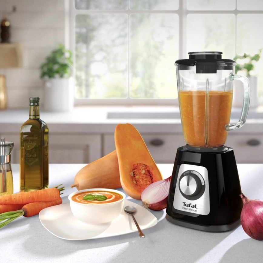 Tefal - Tafelblender BLENDFORCE 800W/230V zwart/roestvrij