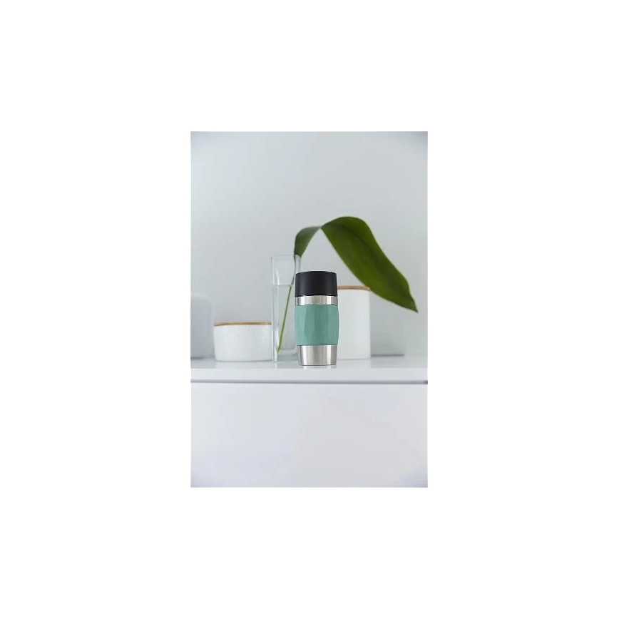 Tefal - Thermische mok 300 ml COMPACT MUG roestvrij/groen