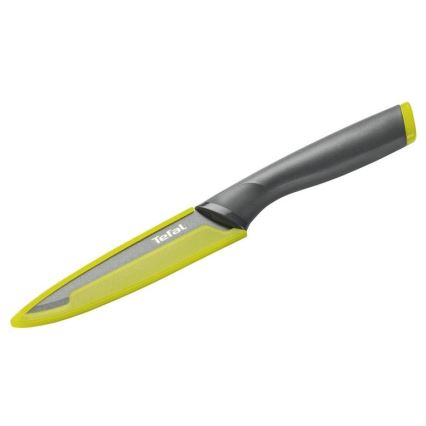Tefal - Universeel roestvrijstalen mes FRESH KITCHEN 12 cm grijs/groen