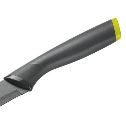 Tefal - Universeel roestvrijstalen mes FRESH KITCHEN 12 cm grijs/groen