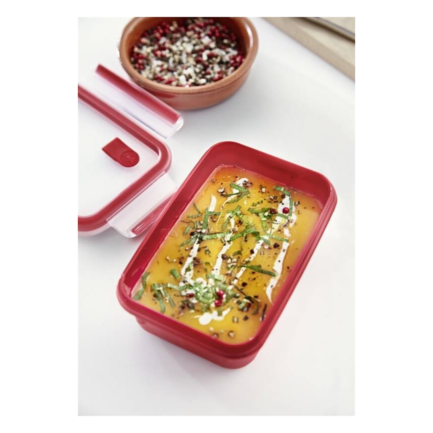 Tefal - Voedselbewaardoos 0,8 l MASTER SEAL MICRO rood