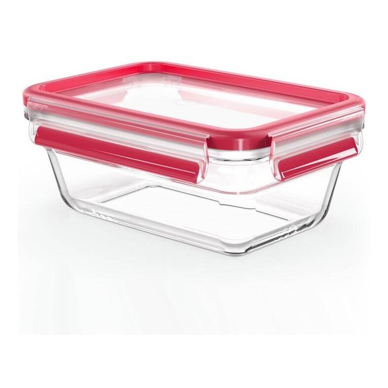 Tefal - Voedselbewaardoos 0,85 l MSEAL GLASS rood/glas