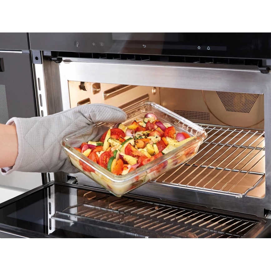 Tefal - Voedselbewaardoos 1,3 l MSEAL GLASS rood/glas