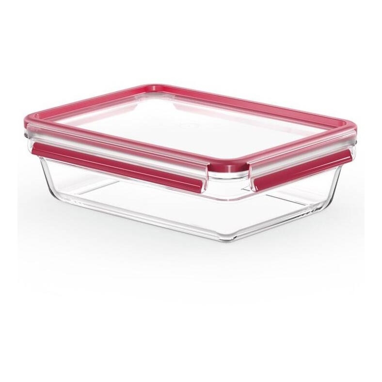 Tefal - Voedselbewaardoos 2 l MSEAL GLASS rood/glas