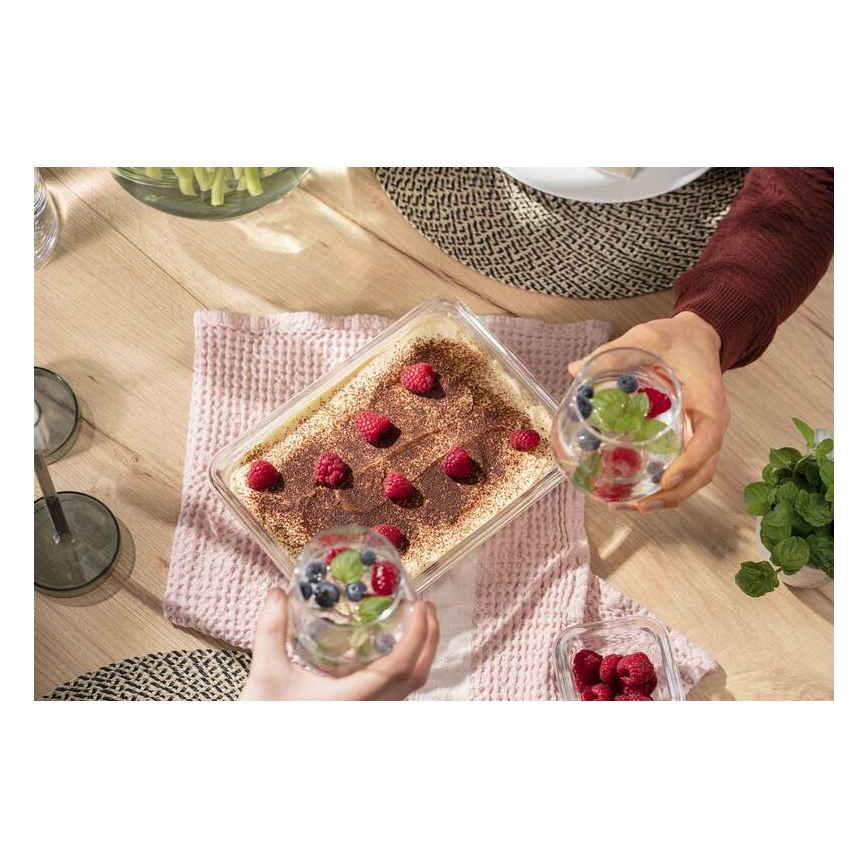 Tefal - Voedselbewaardoos 2 l MSEAL GLASS rood/glas