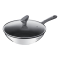 Tefal - Wok pan met een deksel DAILY COOK 28 cm