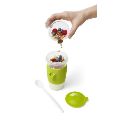 Tefal - Yoghurtpotje met een lepel 0,45 l MASTER SEAL TO GO groen