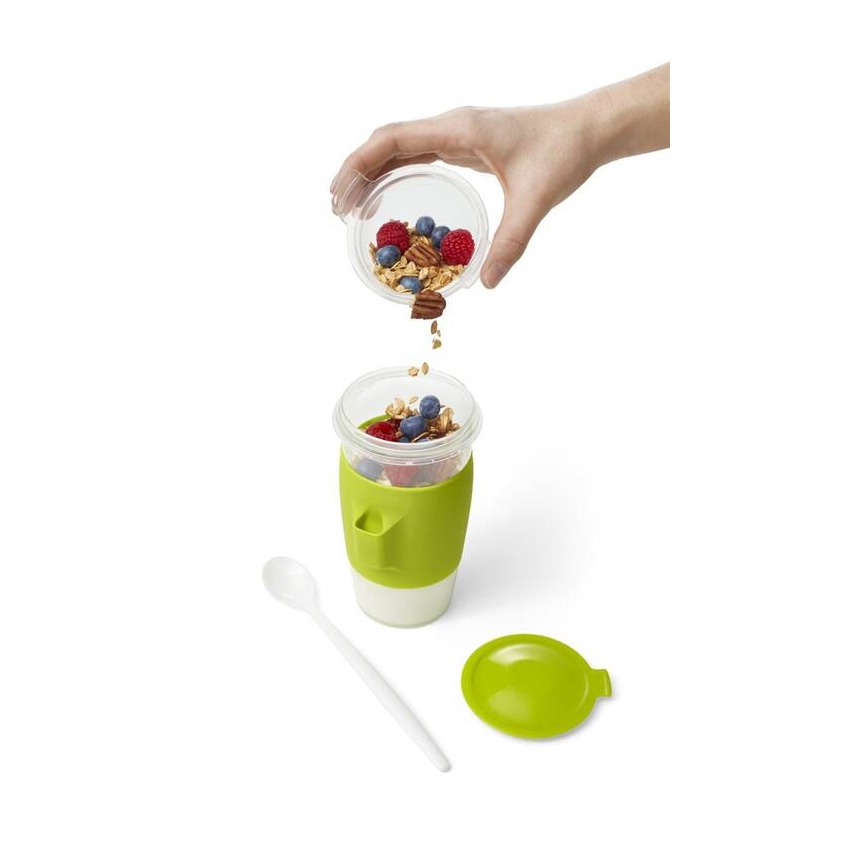 Tefal - Yoghurtpotje met een lepel 0,45 l MASTER SEAL TO GO groen