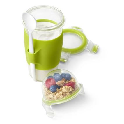 Tefal - Yoghurtpotje met een lepel 0,45 l MASTER SEAL TO GO groen