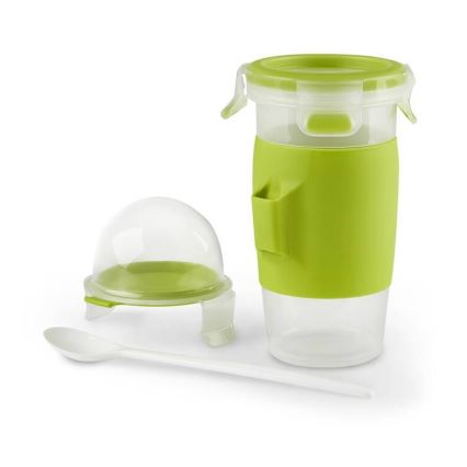 Tefal - Yoghurtpotje met een lepel 0,45 l MASTER SEAL TO GO groen