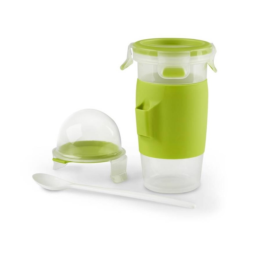 Tefal - Yoghurtpotje met een lepel 0,45 l MASTER SEAL TO GO groen