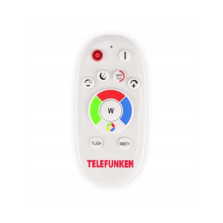 Telefunken 301506TF - LED RGBW Dimbaar lichtpaneel LED/18W/230V 4000K + afstandsbediening