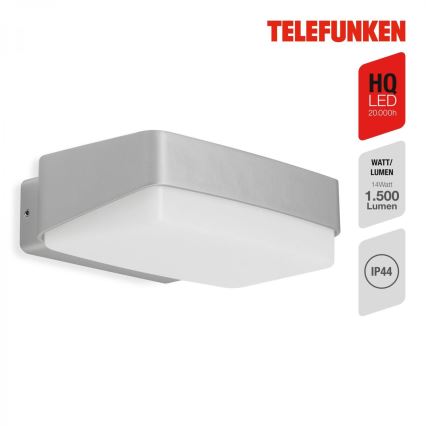 Telefunken 312204TF - LED Wandlamp voor buiten LED/14W/230V IP44