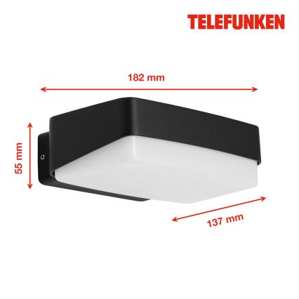 Telefunken 312205TF - LED Wandlamp voor buiten LED/14W/230V IP44