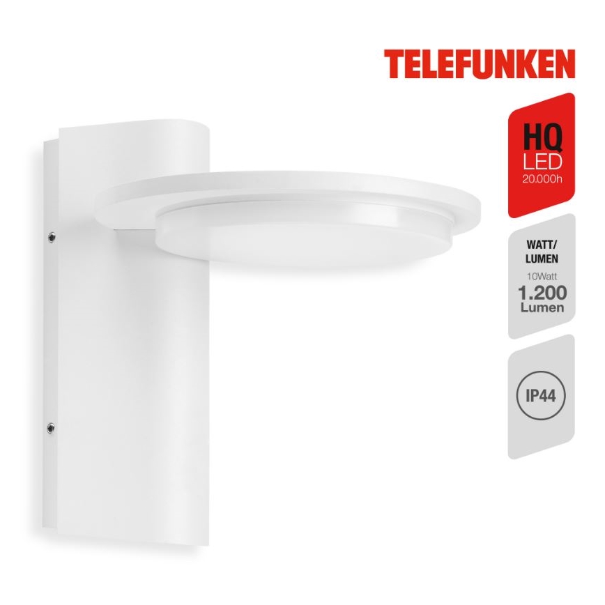 Telefunken 312406TF - LED Wandlamp voor buiten LED/10W/230V IP44